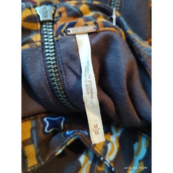 Free People Womens Stella knit Dress size M Aztec Western Cowgirl Vibes Boho - Picture 10 of 13